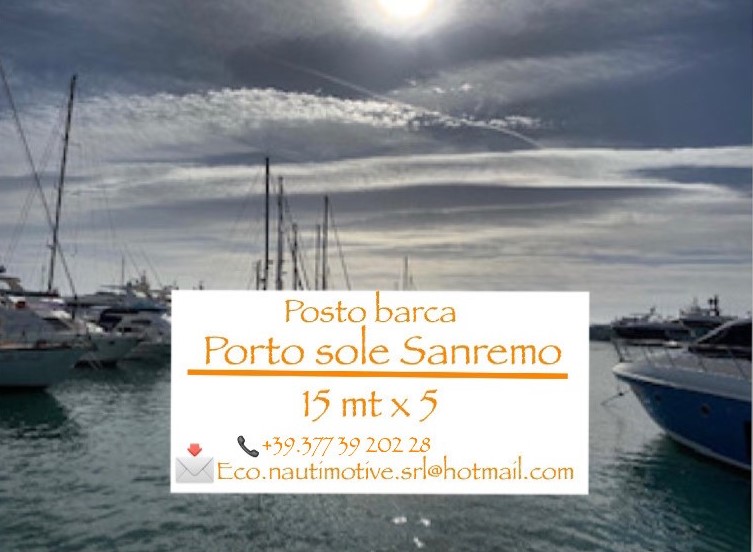 Posto barca Sanremo